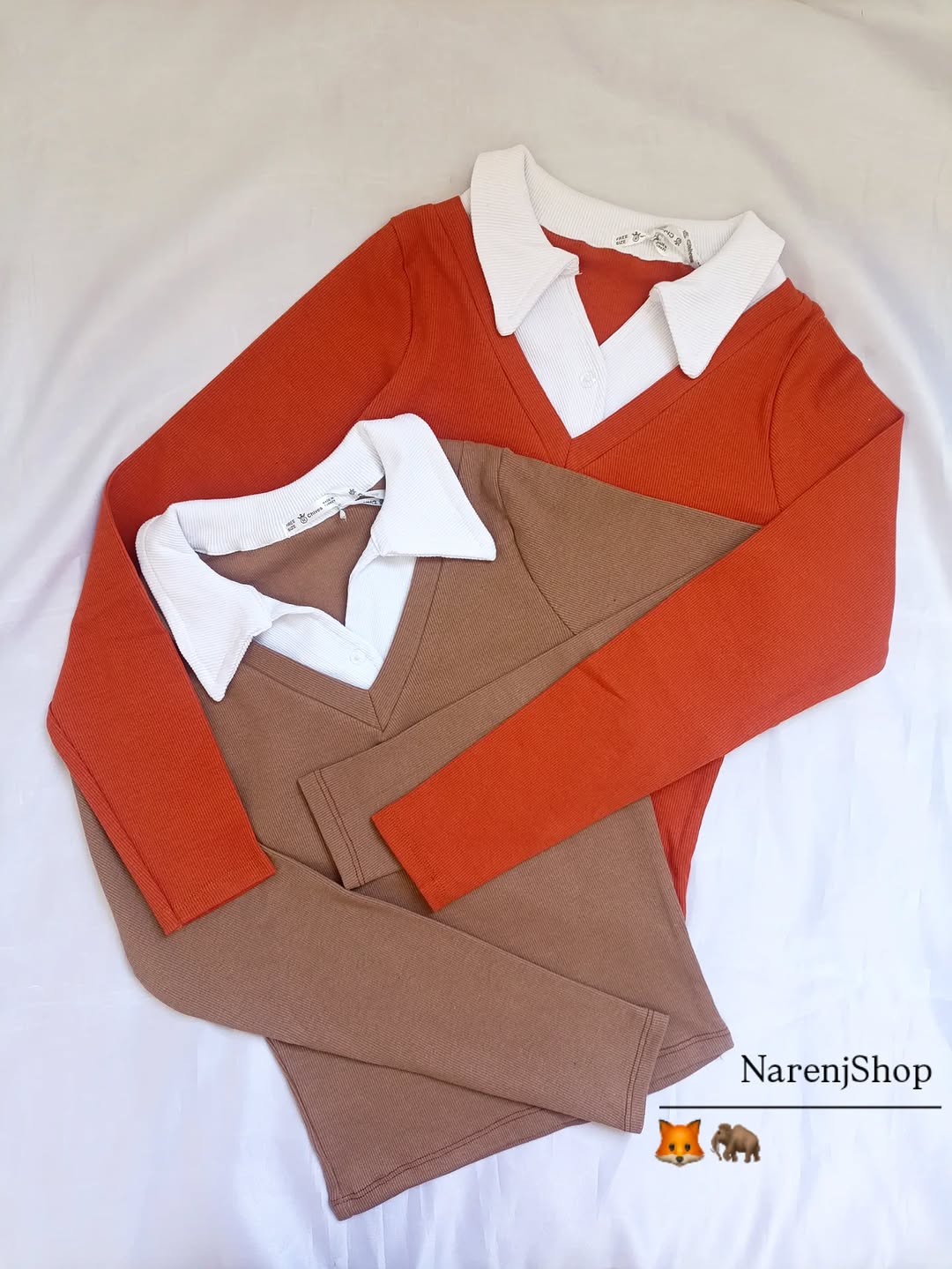 بلوز یقه شکاری