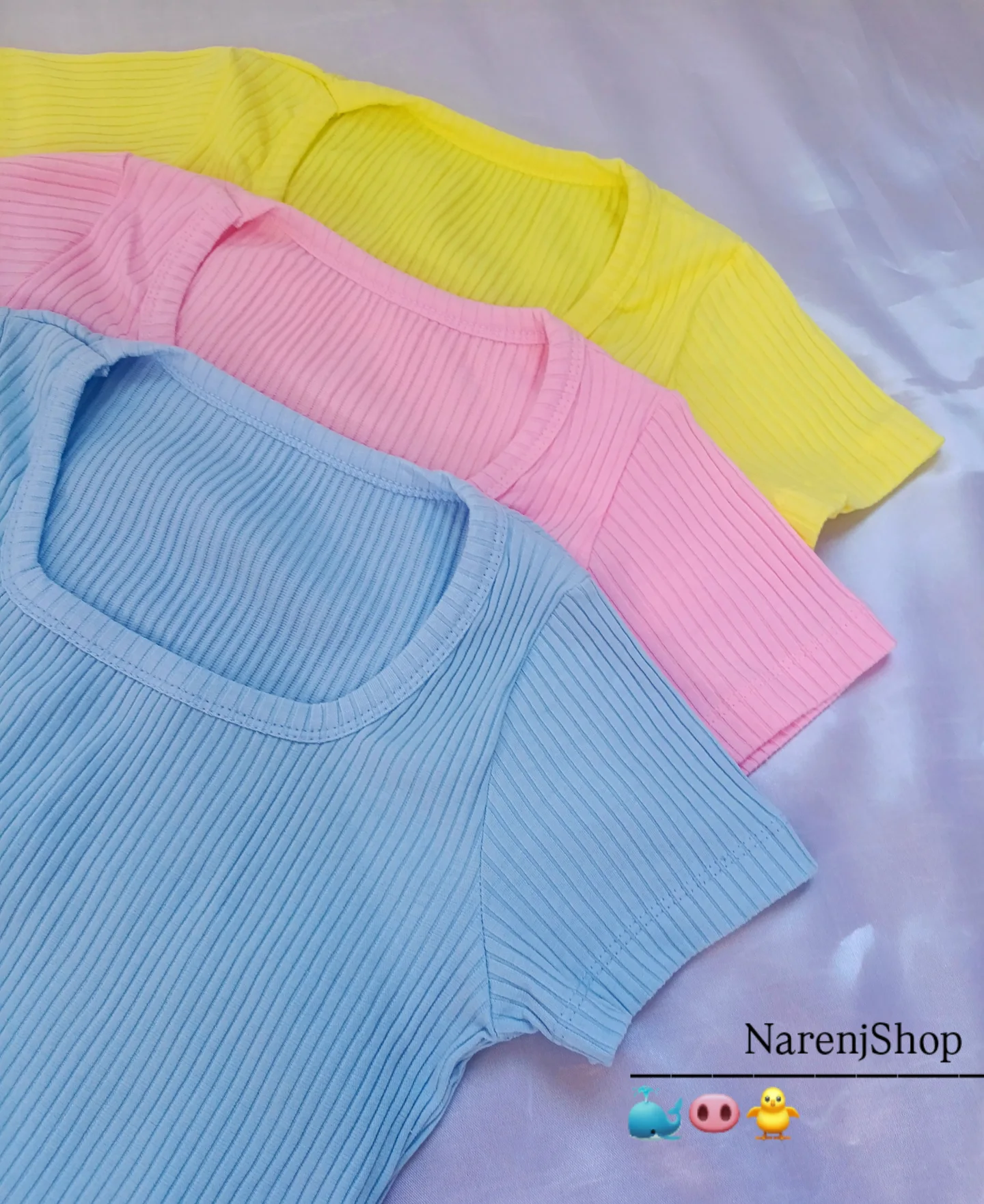 کراپ تیشرت پاستیلی