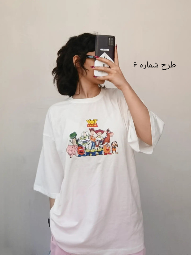 تیشرت باکسی کارتونی